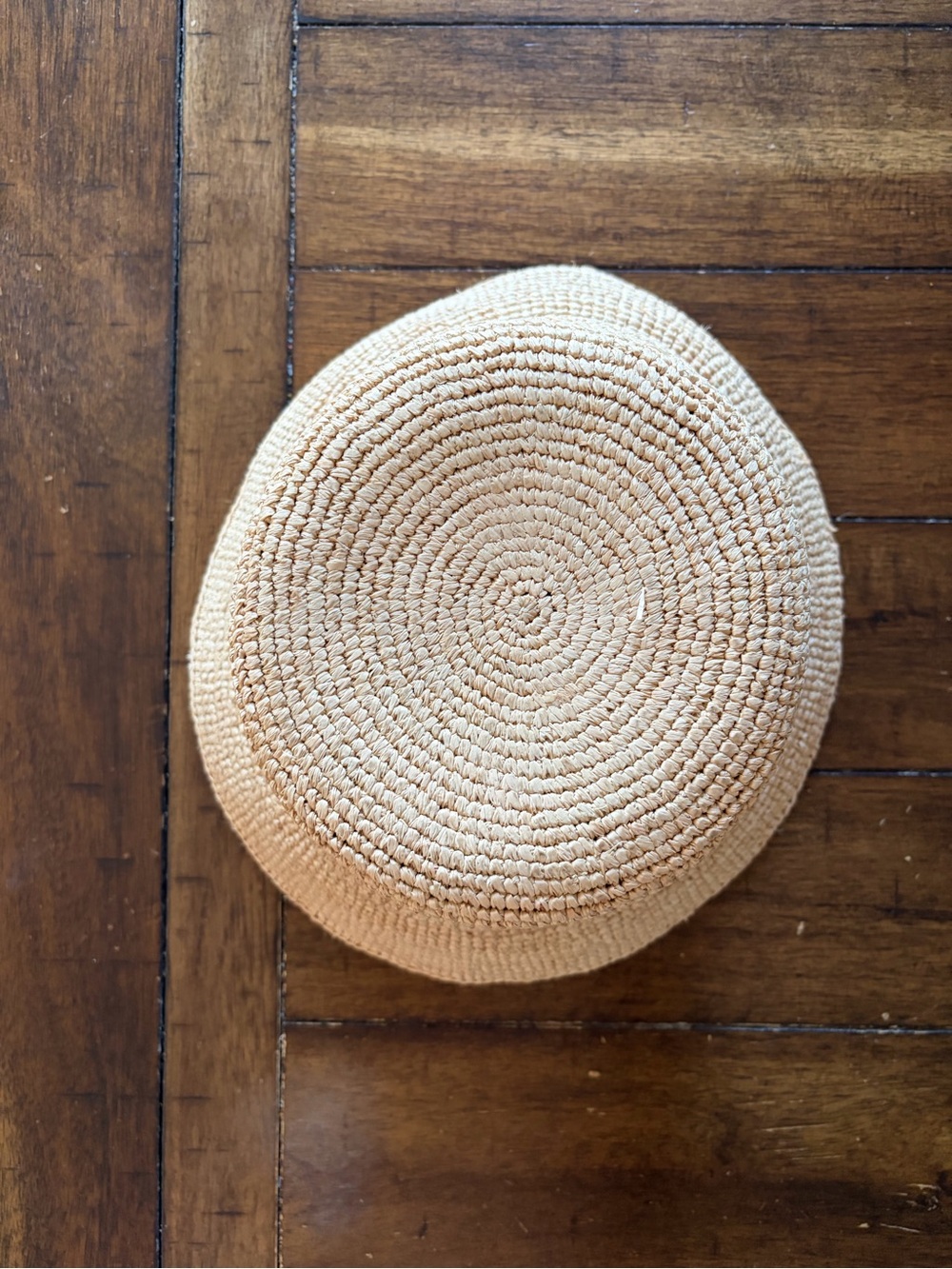NWOT Natural Raffia Straw Bucket Hat - Picture 11 of 13